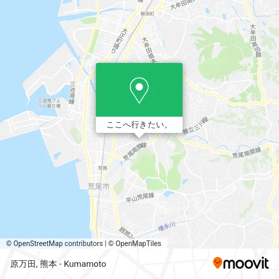 原万田地図