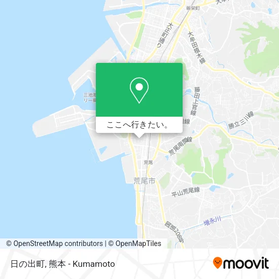 日の出町地図