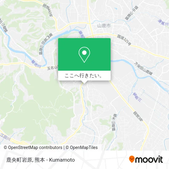 鹿央町岩原地図
