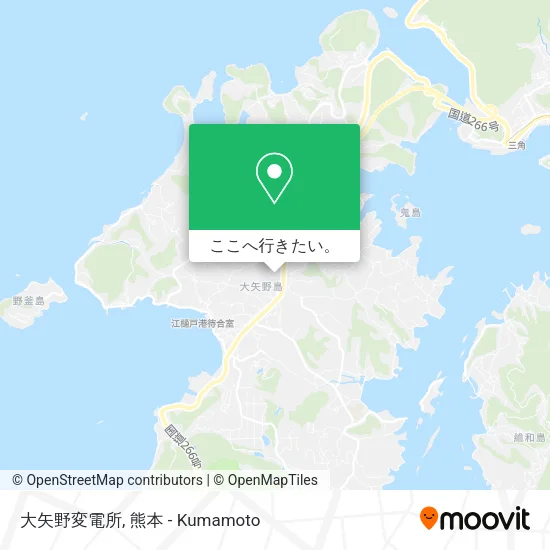 大矢野変電所地図