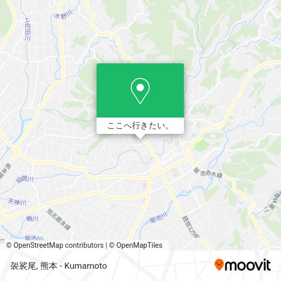袈裟尾地図