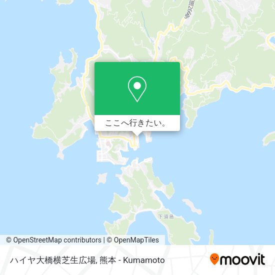 ハイヤ大橋横芝生広場地図