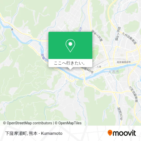 下薩摩瀬町地図