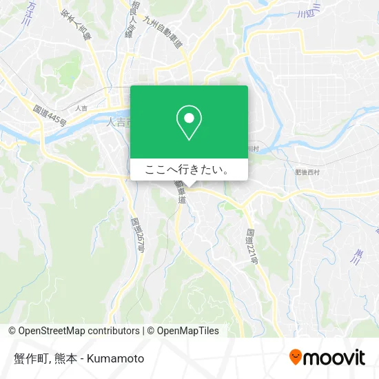 蟹作町地図
