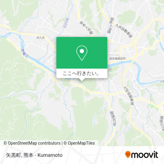 矢黒町地図