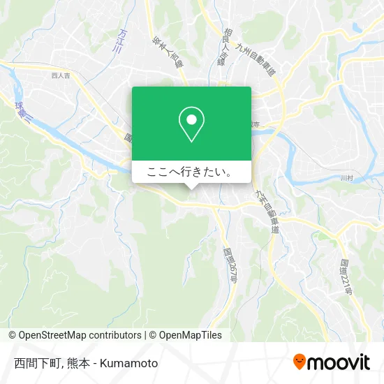 西間下町地図