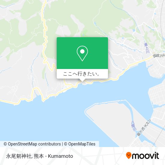 永尾剱神社地図
