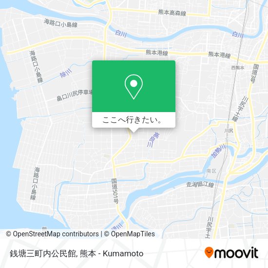 銭塘三町内公民館地図