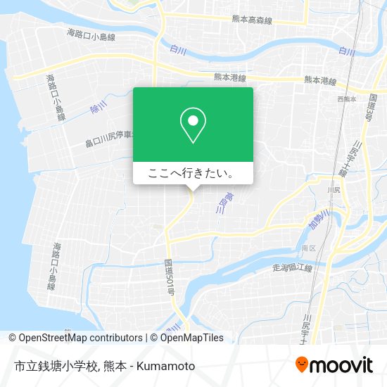市立銭塘小学校地図