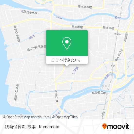 銭塘保育園地図