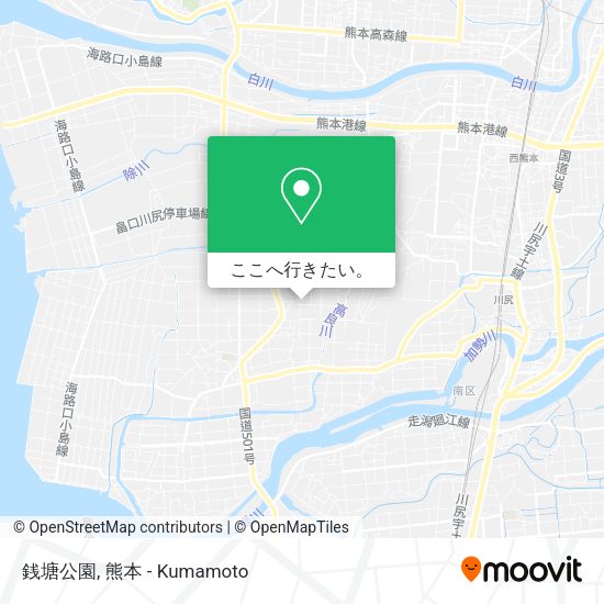 銭塘公園地図