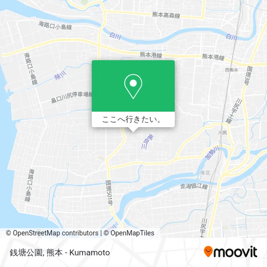 銭塘公園地図