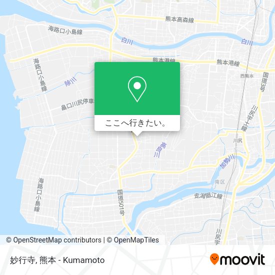 妙行寺地図