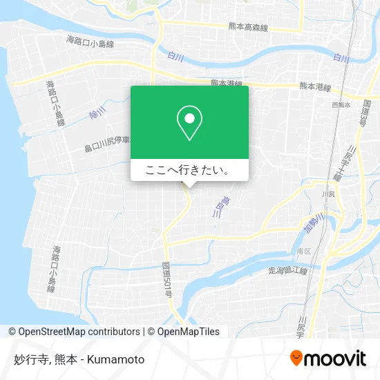 妙行寺地図