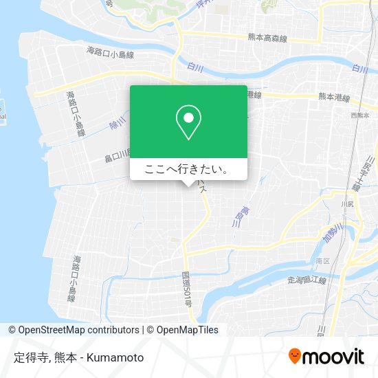 定得寺地図