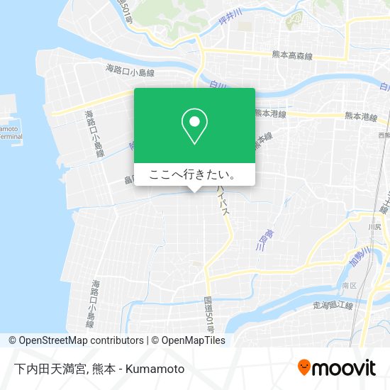 下内田天満宮地図
