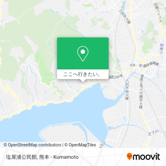 塩屋浦公民館地図