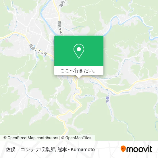 佐俣　コンテナ収集所地図