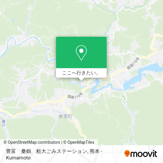 豊富　桑鶴　粗大ごみステーション地図