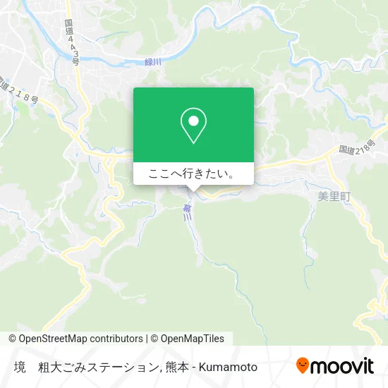 境　粗大ごみステーション地図