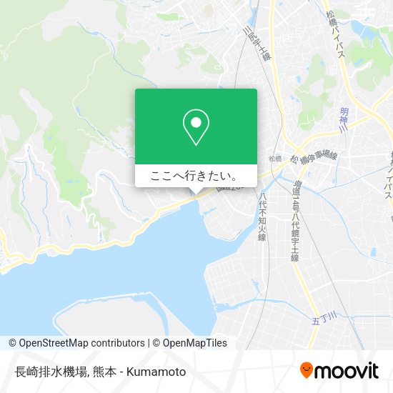 長崎排水機場地図