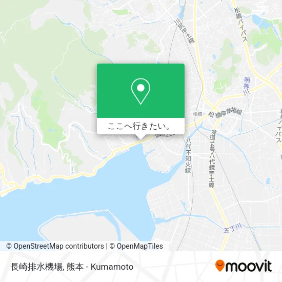 長崎排水機場地図