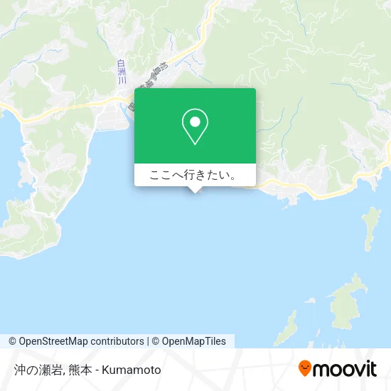 沖の瀬岩地図