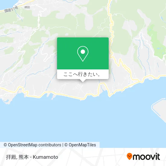 拝殿地図