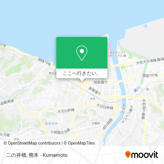 二の井橋地図