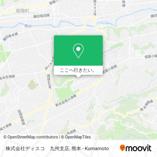 株式会社ディスコ　九州支店地図