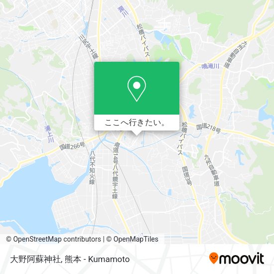 大野阿蘇神社地図