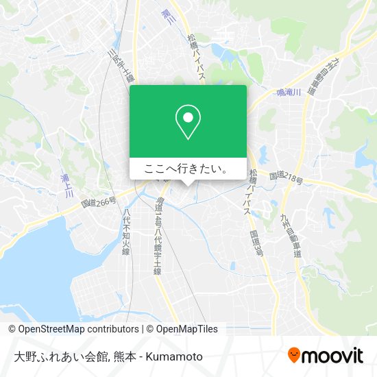 大野ふれあい会館地図