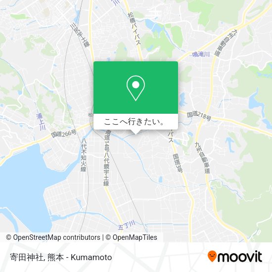 寄田神社地図