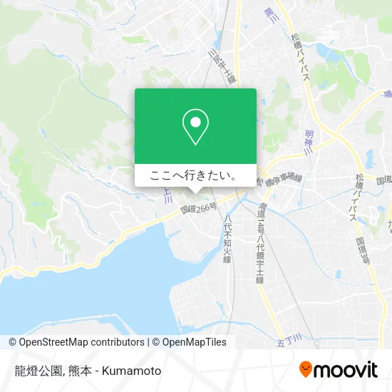 龍燈公園地図