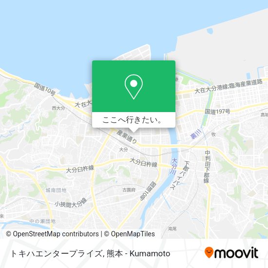 トキハエンタープライズ地図