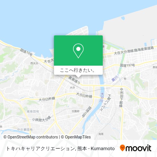 トキハキャリアクリエーション地図