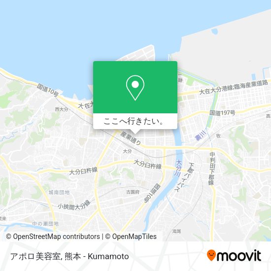 アポロ美容室地図
