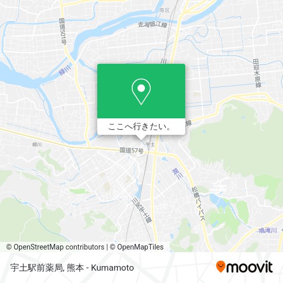 宇土駅前薬局地図