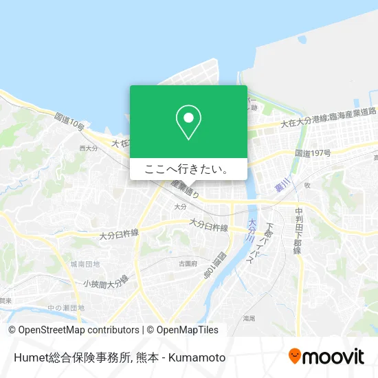 Humet総合保険事務所地図