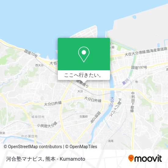 河合塾マナビス地図