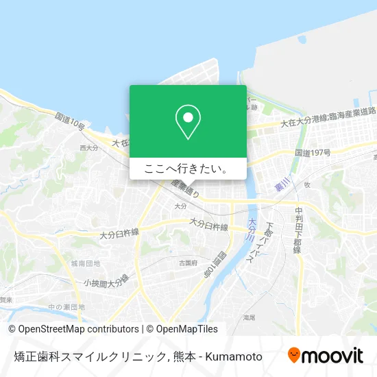 矯正歯科スマイルクリニック地図