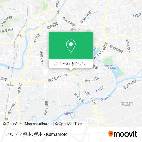 アウディ熊本地図