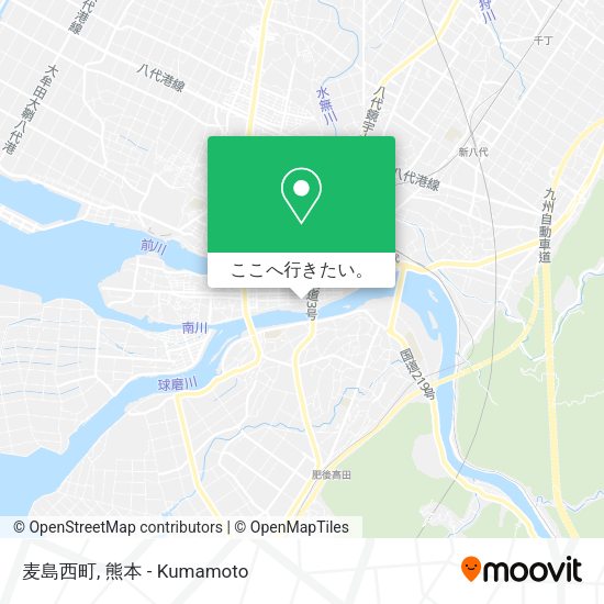 麦島西町地図