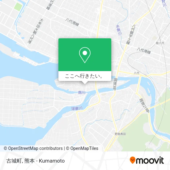 古城町地図