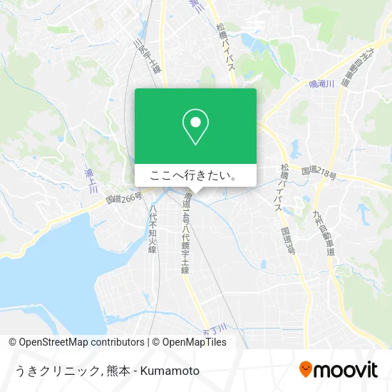うきクリニック地図