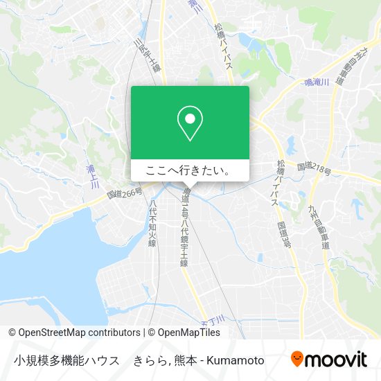 小規模多機能ハウス　きらら地図
