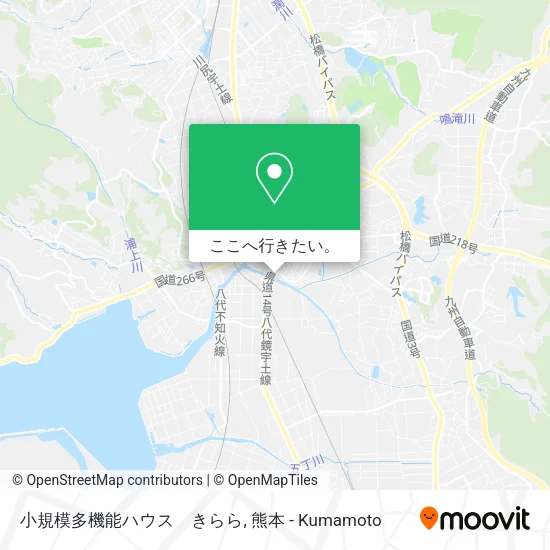 小規模多機能ハウス　きらら地図