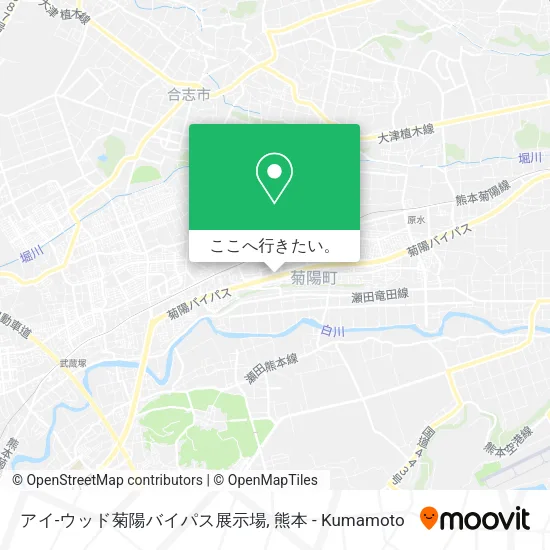 アイ-ウッド菊陽バイパス展示場地図