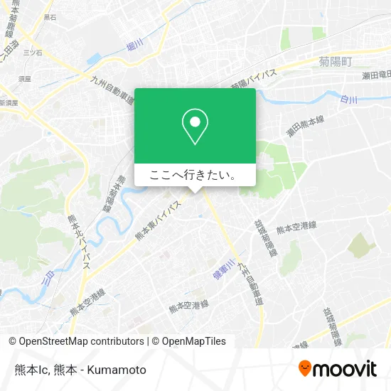 熊本Ic地図