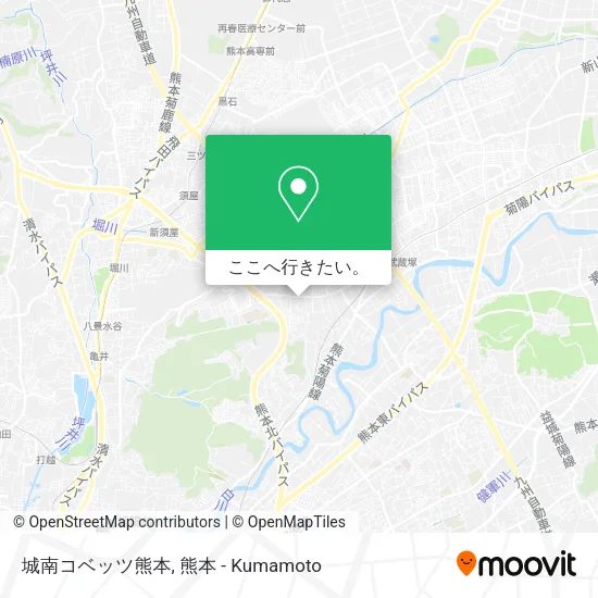 城南コベッツ熊本地図